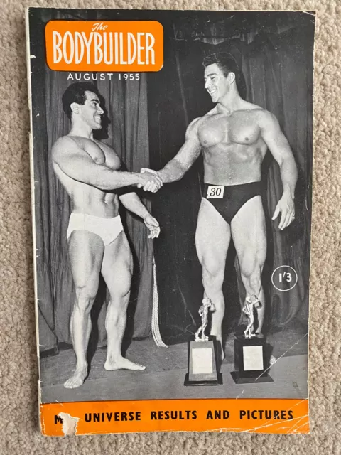 The Bodybuilder August 1955 Mickey Hargitay / Paul An / Steve Klisanin