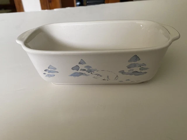 Pfaltzgraff winter frost Mini Loaf Pan Excellent condition No chips or cracks