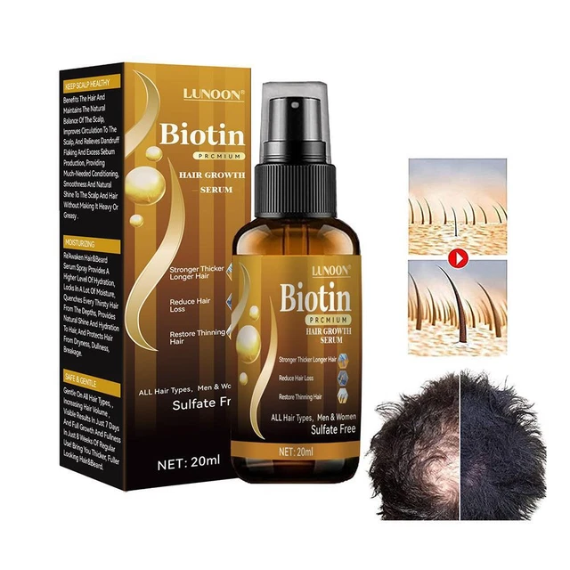 Spray de suero para cabello y barba para nutrir el cabello barba crecimiento del Reino Unido para hombres regalo N3K8