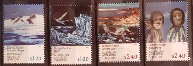 Australia 2022 Sidney Nolan's Antarctica complete set 4 stamps fine used