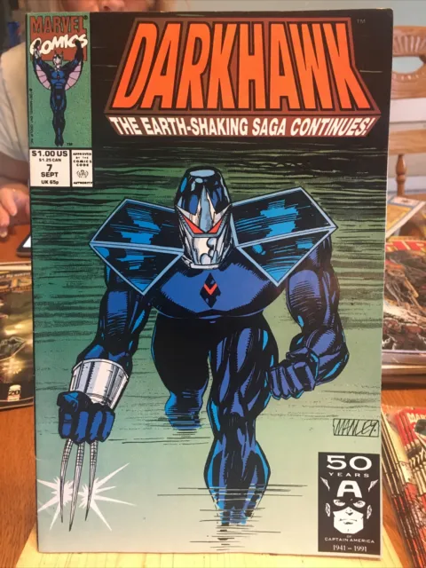 MARVEL COMICS: : DARKHAWK Vol. 1 No. 7 Sept  1991
