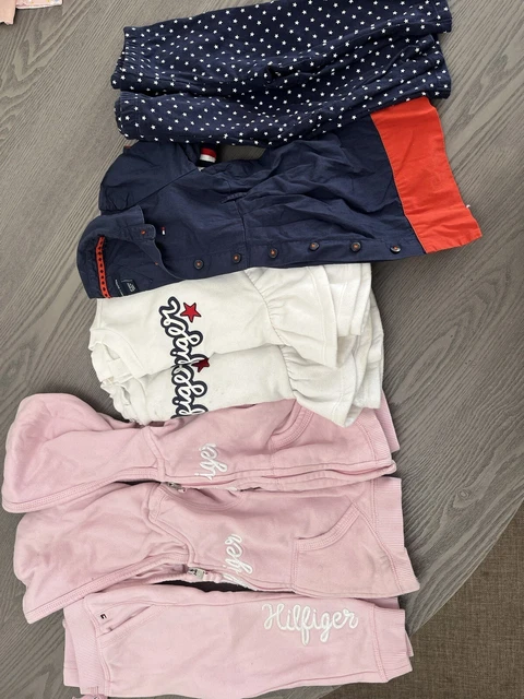 Tommy Hilfiger Girls Bundle Size 12 Months & 18 Months Pink Navy Twins