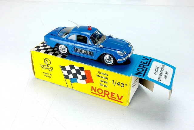 Miniature NOREV 1/43 - Renault Alpine A110-1300 - Gendarmerie - Occasion