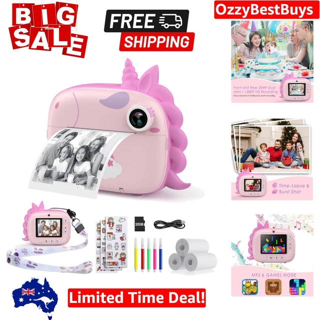 HiMont Children's Camera Instant Camera Digital Camera for Kids with HiMont Children's Camera Instant Camera Digital Camera for Kids with