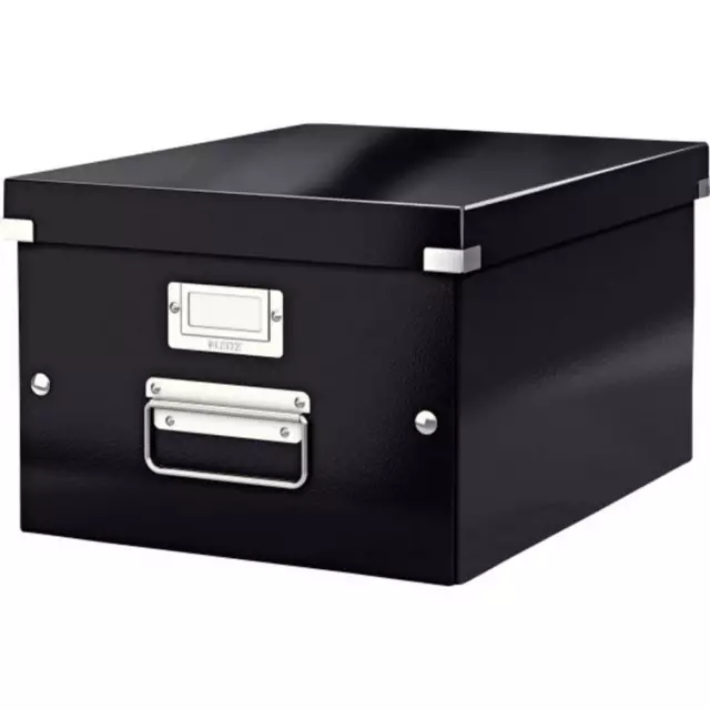 Leitz Contenitore multiuso 6044 Click & Store Nero (L x A x P) 281 x 200 x 370