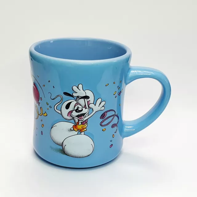 Ancien MUG Tasse DIDDL DIDDLINA Bleu Relief 3D TBE Rare bol no Pimboli disney