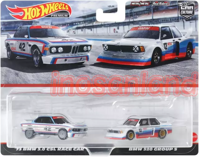 Hot Wheels Premium 2 Packung 73 BMW 3.0 Csl Rennauto / BMW 320 Gruppe 5 HKF55