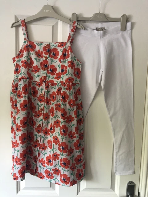 Next 2-piece Outfit - Poppy Strappy Long Top & Leggings - Age 11 - BNWT