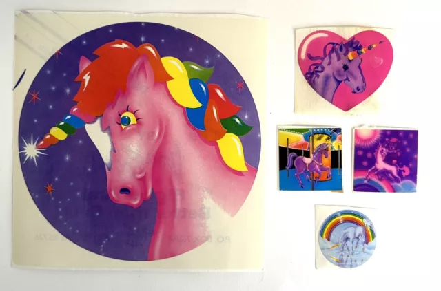 Rare Vintage Lisa Frank stickers crossover Hollywood Bear dolphins Unicorn  more