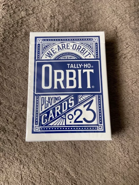 Tally Ho X Orbit (Blue) Playing Cards