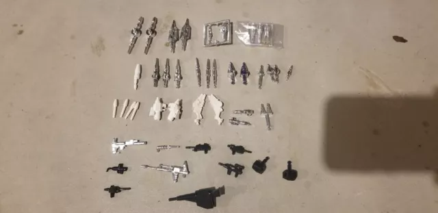 Lot of G1 Transformers missiles rockets guns and accessories