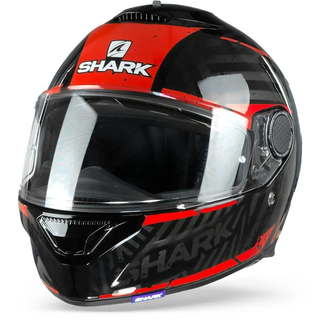 Shark Spartan 1.2 Kobrak Black Red Red KRR Full Face Helmet