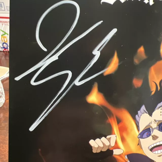 Black Clover Magna 8x10 Print Signed By Ian Sinclair JSA Authenticated 3