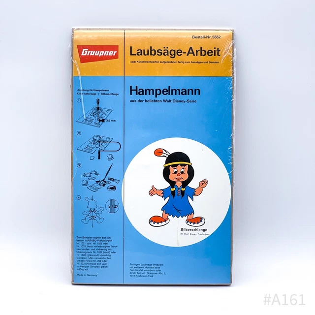 Graupner Laubsäge-brettchen No. 5552 Modèle „Hampelmann“ Made IN Germany