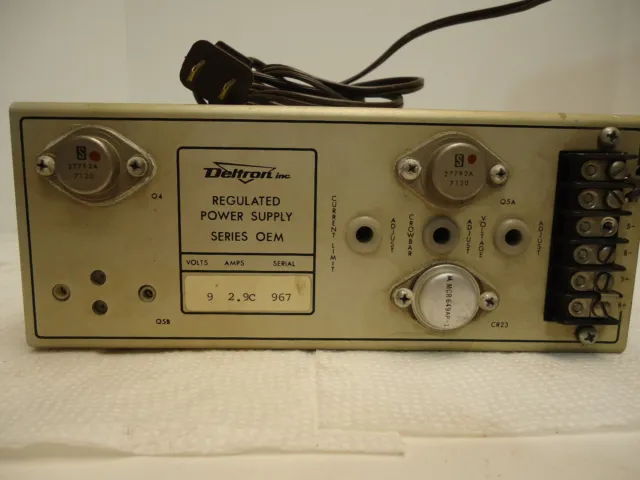 Deltron Regulated Power Supply Series Oem