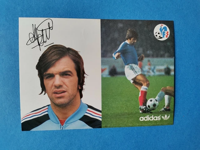 BOSQUIER ASSE ST-ETIENNE PHOTO signée dedicacée football no panini