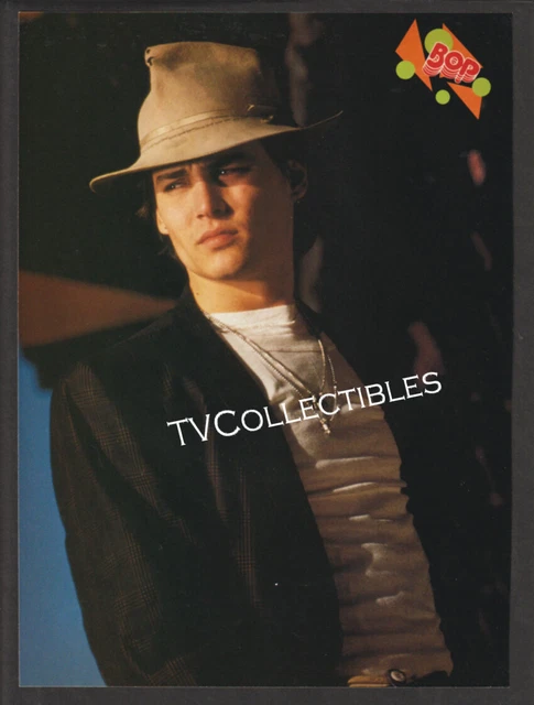 MAGAZINE PINUP LOT~ Actor JOHNNY DEPP ~1980s ~of TV's 21 Jump Street £3
