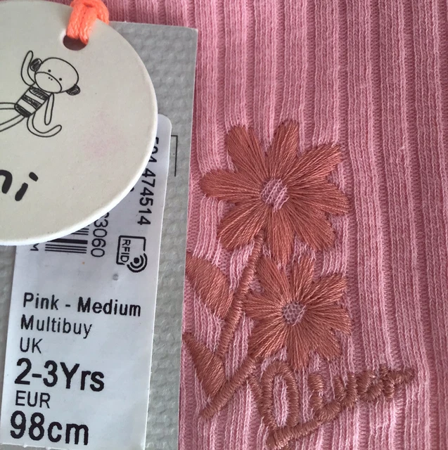 River island mini girls aged 2-3 years pink textured shorts outfit BNWT 11