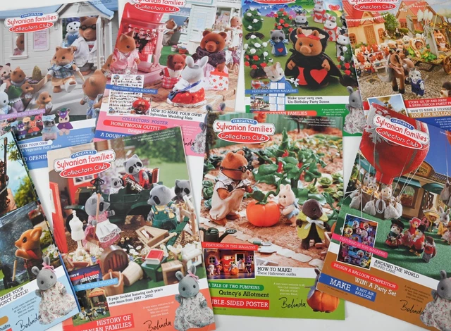 SYLVANIAN FAMILIES MAGAZINES, Collectors Club 2000 - 2012 Calico ...