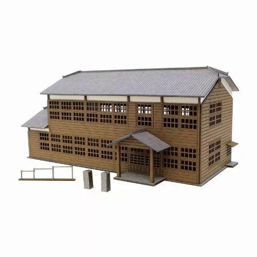 Sankei MP01-78 Wooden School 1/220 Z scale Japan 3