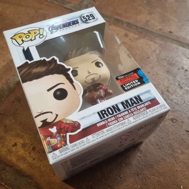 Funko Pop! AVENGERS END GAME 529 IRON MAN 2019 FALL LIMITED EDITION EXCLUSIVE