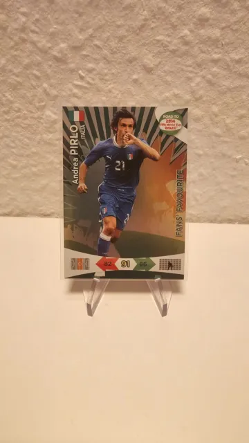 Panini Adrenalyn XL Road to World Cup 2014 Andrea Pirlo Fans' Favourite Italien