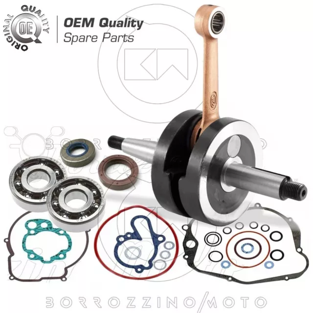 Kit Albero Motore Cuscinetti Skf Paraoli Per Fantic Caballero 50 Minarelli Am6