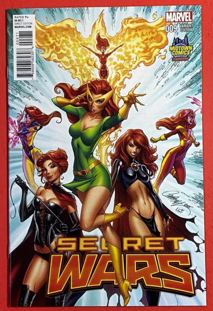 Secret Wars #9 (Marvel 2016) J Scott Campbell Midtown Variant | Nm 9.4