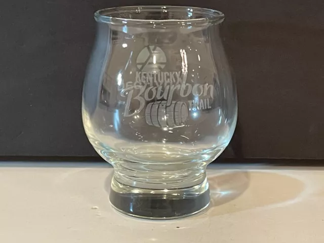 Kentucky Bourbon Trail Whiskey Taster / Rocks Glass - 3 3/4" Tall