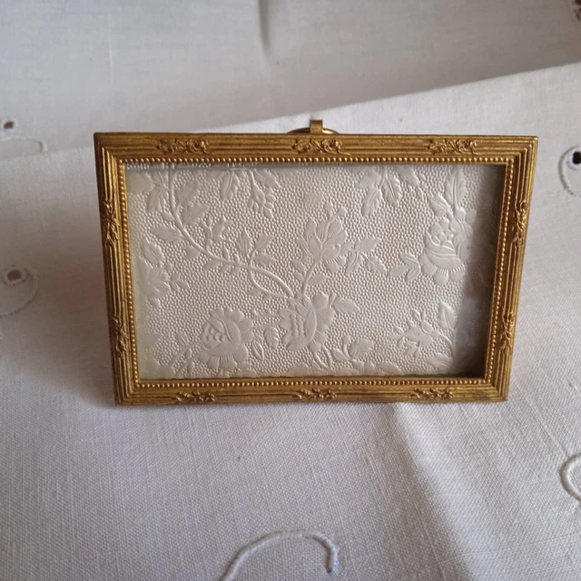 CADRE PORTE PHOTO Laiton à poser ou suspendre Début XXème - Old French Frame EUR 34,00 - PicClick FR