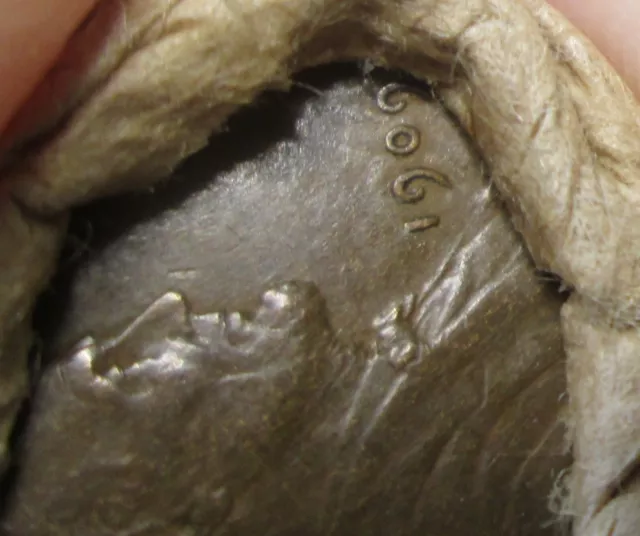 Old Roll Lincoln Wheat Penny Roll Showing 1909 & Vdb Wheat Reverse Ends!!!