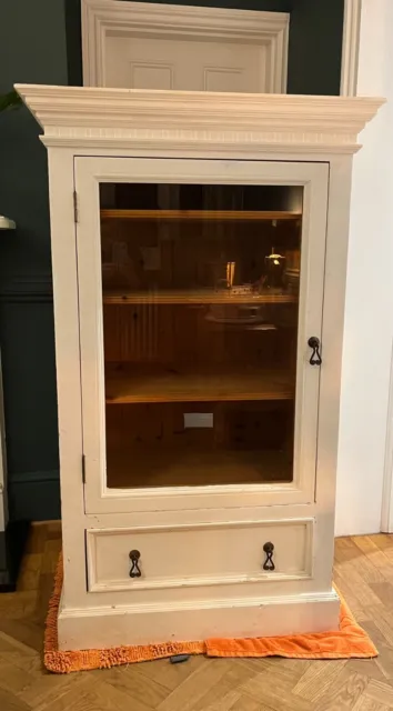 Glazed Door Armoire Display Cabinet