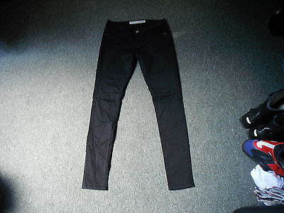 Denim Co jeans aderenti taglia 10 gamba 31 " NERO SBIADITO Jeans da donna