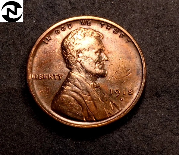 1918-D Lincoln Wheat Penny Cent ~ Choice BU (red) ~ Better Date! ~ (W292)