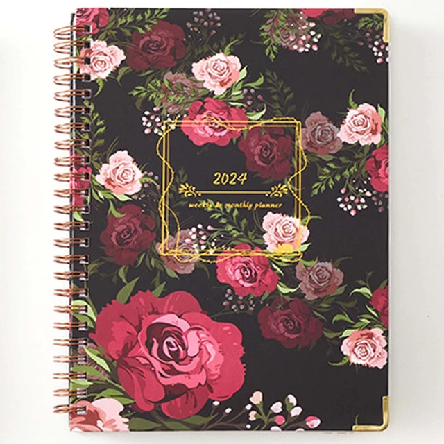 2024 PLANNER WEEKLY And Monthly Planner Spiral Planner Notebook with