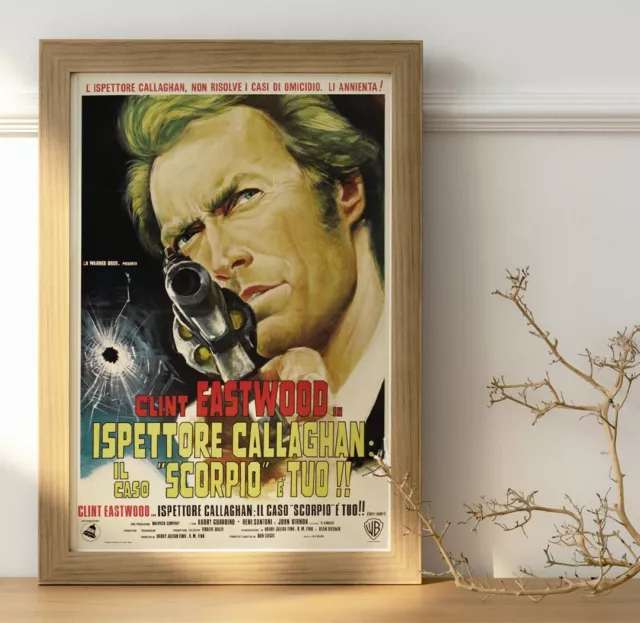 Dirty Harry Clint Eastwood : XXL Repro Movie Poster 36"x24" #3