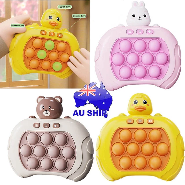 Lot 4 Jouets Fidget Pop It Silicone - Escargot, Voiture, Train, Papillon Anti-Stress Enfant Et Adulte