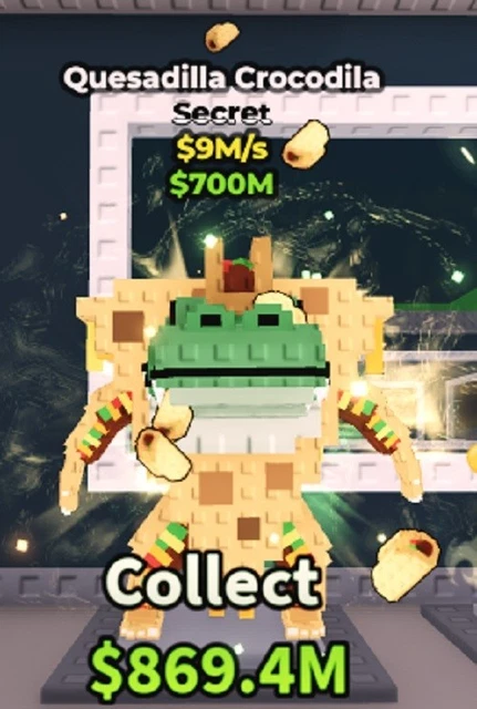 STEAL A BRAINROT SECRET | Quesadilla Crocodila 21m/1s | ENTREGA