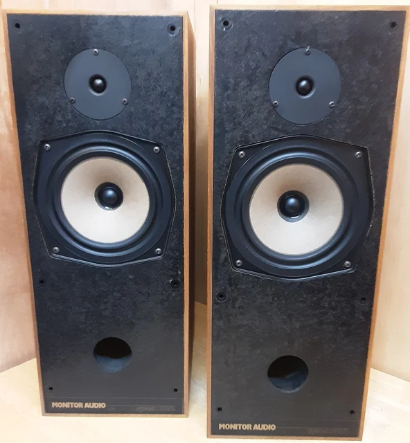 MONITOR AUDIO SYSTEM R352 Speakers Wooden & In Working Order £60.00 ...