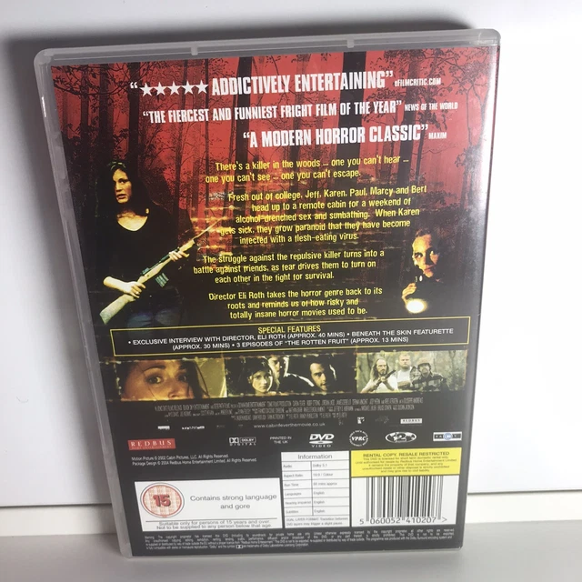 CABIN FEVER NEW DVD Jordan Ladd, Rider Strong, James DeBello, Cerina