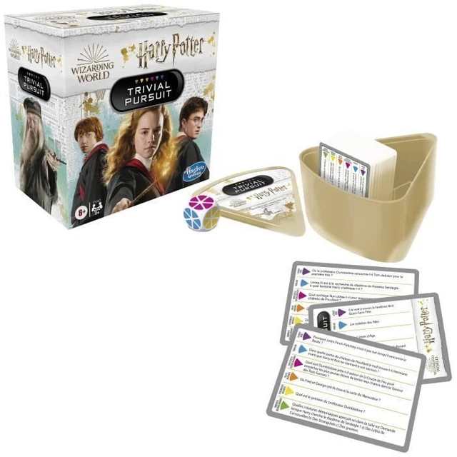 TRIVIAL PURSUIT HARRY Potter, Jeu de societe de questionsreponses compact, 6... EUR 37,00