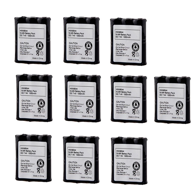 10x 1000mAh NiMH HNN9044 HNN9056 Battery for Motorola SP10 P50 P60 SP21 MV21CV