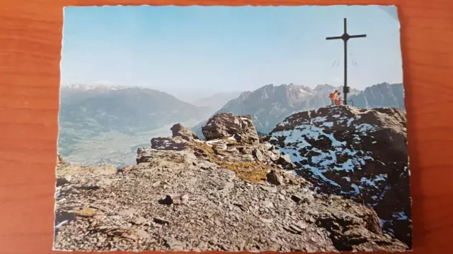 Postkarte a505 gelaufen, Dolomiten, Südtirol, Ansichtskarte, Sammlung