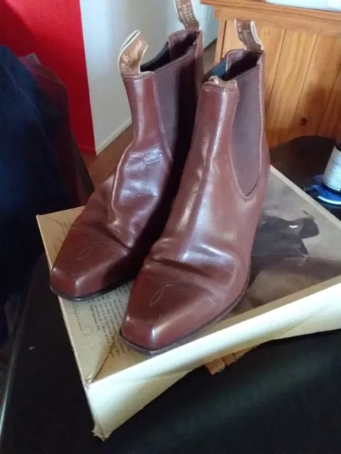 R.M. Williams Vintage leather brown boots size UK5 24cm