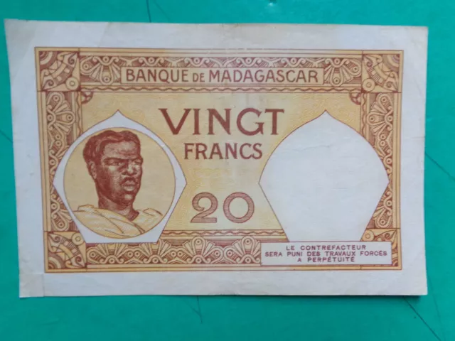 BILLET  état neuf banque MADAGASCAR  - Réf.   19    /   87 2