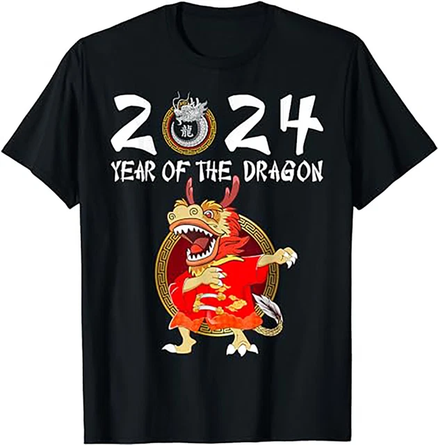 CHINESE NEW YEAR 2024 Year of the Dragon Happy New Year 2024 TShirt f