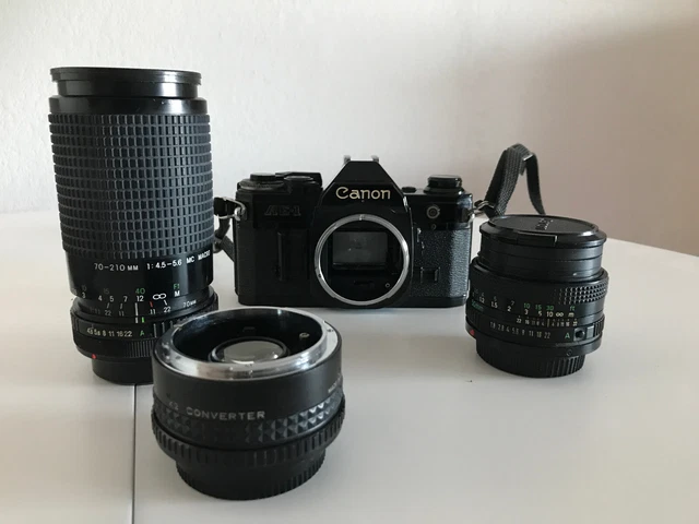 Appareil photo d'occasion argentique 35mm Canon AE-1  