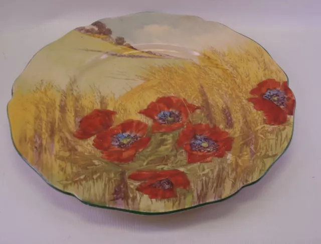 Royal Doulton DF097  Poppies in Cornfield Display Plate