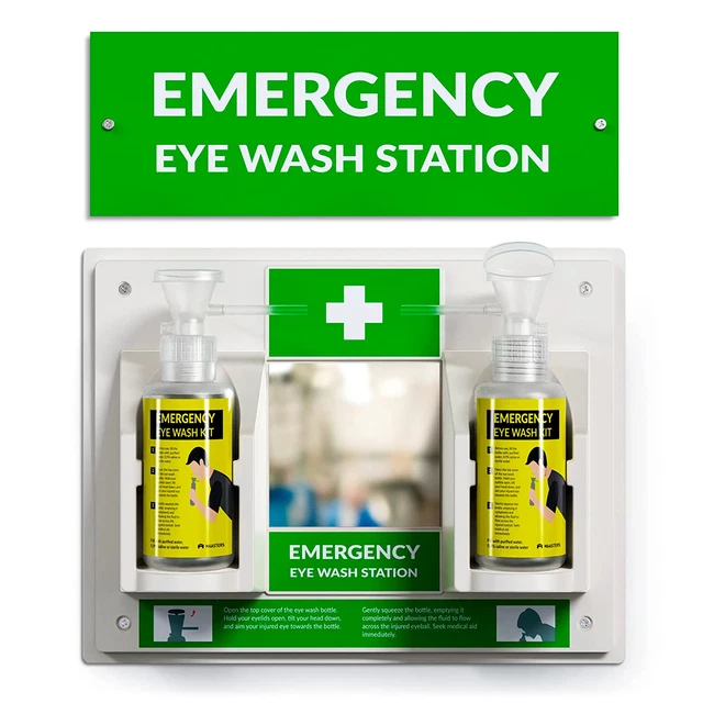 MAASTERS PORTABLE EYE Wash Station OSHA Approved WallMounted First