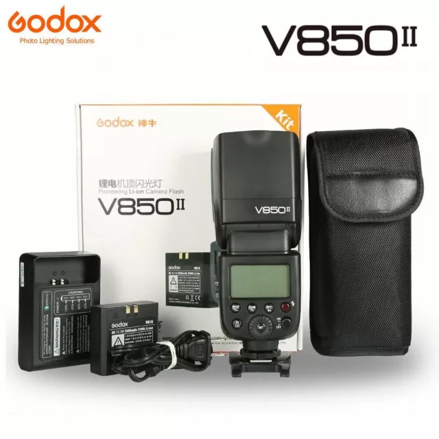 Godox V850II 2.4G Camera Flash Speedlite Build-in Battery for Canon Nikon Sony